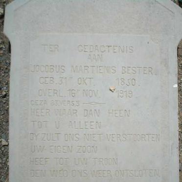 BESTER Martienis 1860-1919