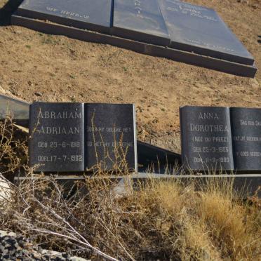 BOTES Abraham Adriaan 1918-1982 &amp; Anna Dorothea DU PREEZ 1905-1980