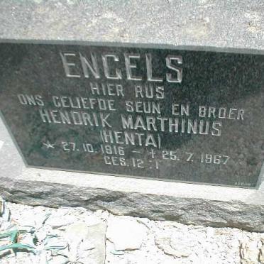 ENGELS Hendrik Marthinus 1916-1967