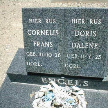 ENGELS Cornelis Frans 1926- &amp; Doris Dalene 1925-