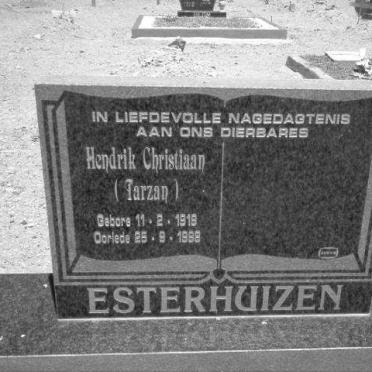 ESTERHUIZEN Hendrik Christiaan 1919-1998