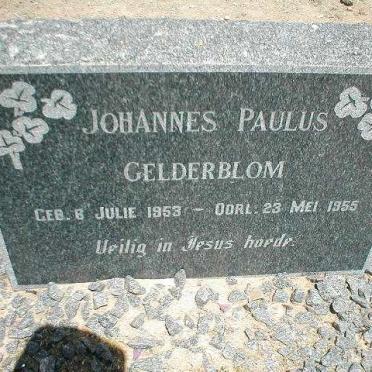 GELDERBLOM Johannes Paulus 1953-1955