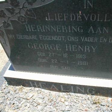 HEALING George Henry 1913-1981