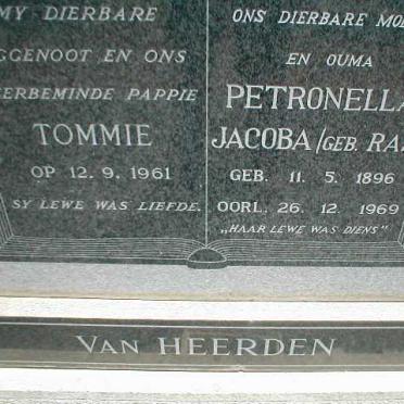 HEERDEN, van