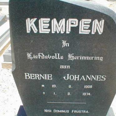 KEMPEN Bernie Johannes 1908-1974