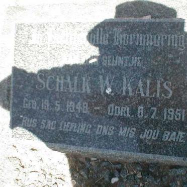 KALIS Schalk W. 1948-1951