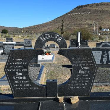 NOLTE Jan Hendrik 1907-1984 &amp; Anna Sophia POTGIETER 1909-1985