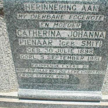 PIENAAR Catherina Johanna geb. SMIT 1898-1951
