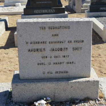 SMIT Andries Jacobus 1877-1945