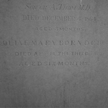 THOM son 1864-1864, THOM Caroline Mary 1865-1866
