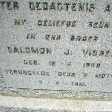 VISSER Salomon J. 1929-1951