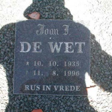 WET Joan I., de 1935-1996