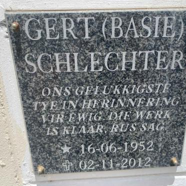SCHLECHTER Gert 1952-2012 