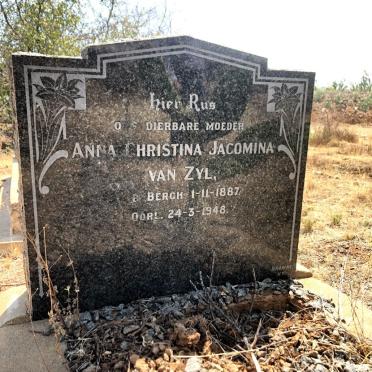 ZYL Anna Christina Jacomina, van 1887-1948