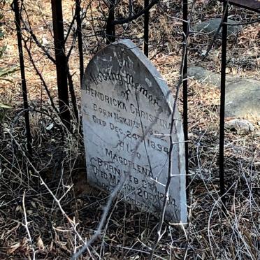 ? Hendricka Christina 1892-1894 :: ? Magdelena 1894-1894