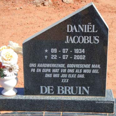 BRUIN Daniël Jacobus, de 1934-2002