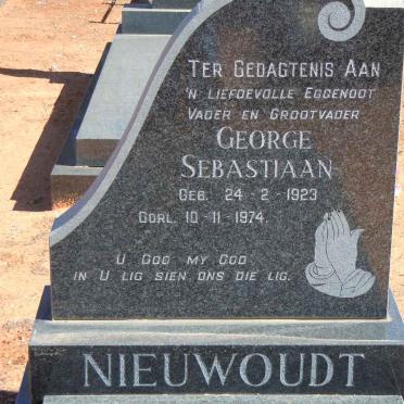 NIEUWOUDT George Sebastiaan 1923-1974