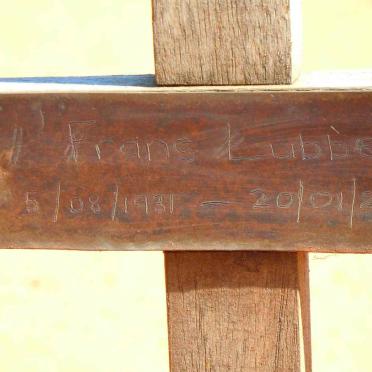 LUBBE Frans 1931-2006