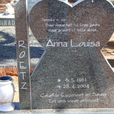 ROETZ Anna Louisa 1961-2004