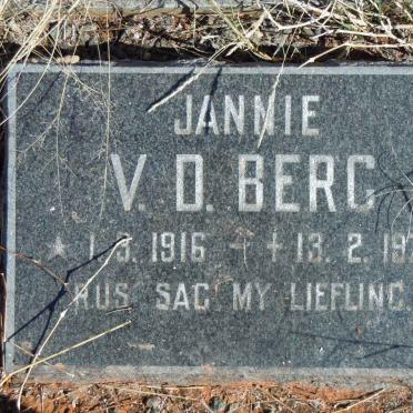BERG Jannie, v.d. 1916-1977