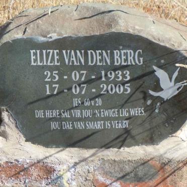 BERG Elize, van den 1933-2005
