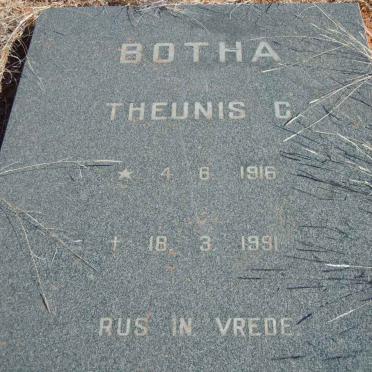 BOTHA Theunis C. 1916-1991