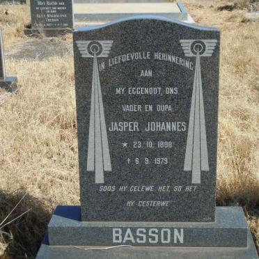 BASSON Jasper Johannes 1898-1979