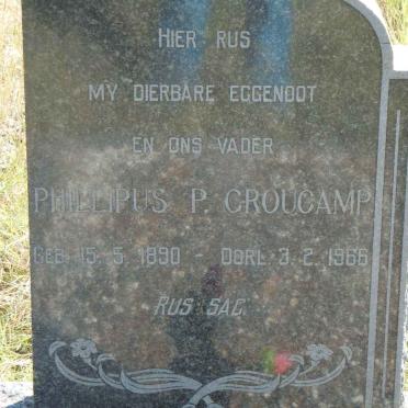 CROUCAMP Phillipus P. 1890-1966