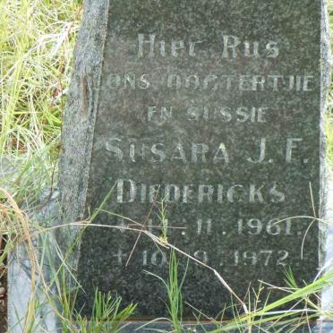 DIEDERICKS Susara J.F. 1961-1972