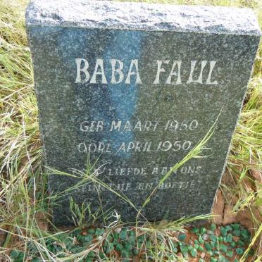 FAUL Baba 1950-1950