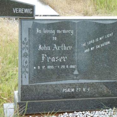 FRASER John Arther 1895-1982
