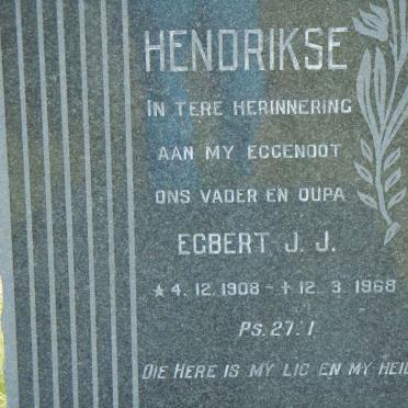 HENDRIKSE Egbert J.J. 1908-1968