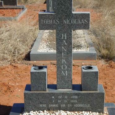 HANEKOM Tobias Nicolaas 1896-1989