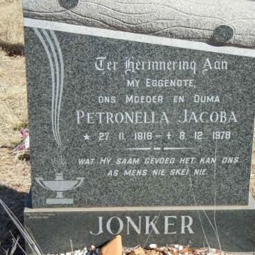JONKER Petronella Jacoba 1918-1978