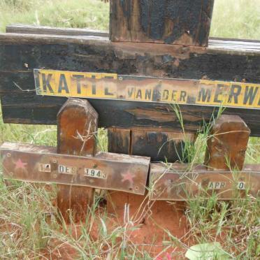 MERWE Katie, van der 1943-2004