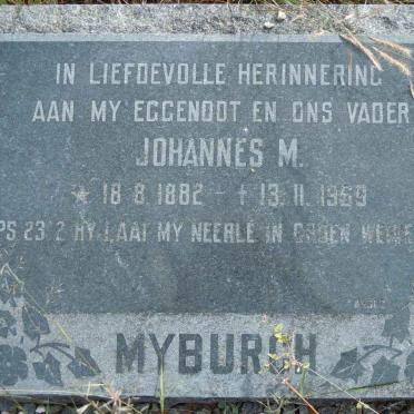 MYBURGH Johannes M. 1882-1969