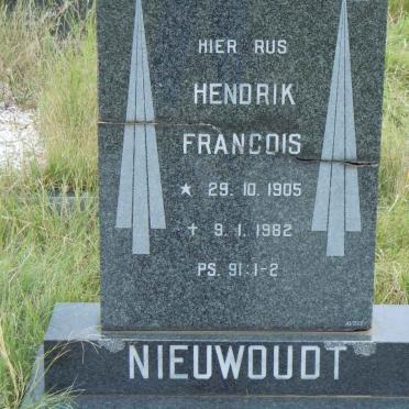 NIEUWOUDT Hendrik Francois 1905-1982