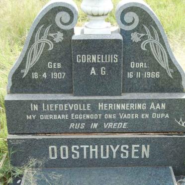 OOSTHUYSEN Corneluis A.G. 1907-1966