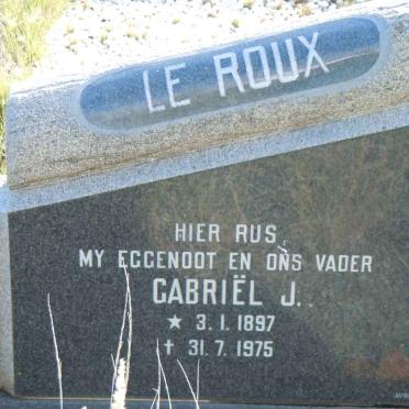 ROUX Gabriël J., le 1897-1975