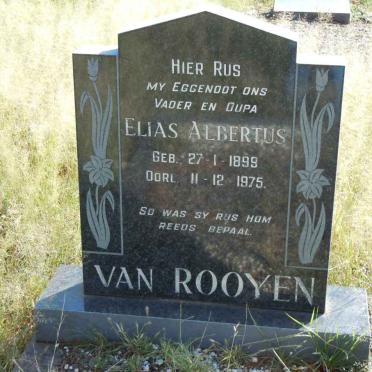 ROOYEN Elias Albertus, van 1899-1975