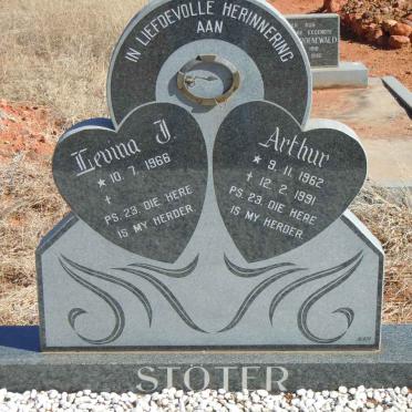 STÖTER Arthur 1962-1991 &amp; Levina J. 1966-