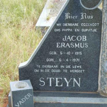 STEYN Jacob Erasmus 1915-1971