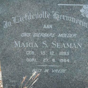 SEAMAN Maria S. 1895-1964