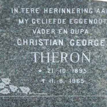 THERON Christian George 1895-1965