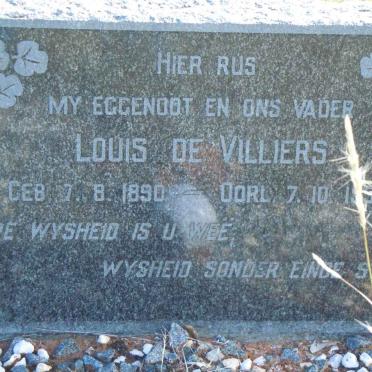 VILLIERS Louis, de 1890-1958