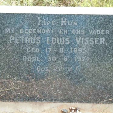 VISSER Petrus Louis 1895-1972