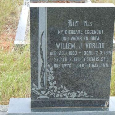 VOSLOO Willem J. 1893-1971