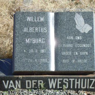 WESTHUIZEN Willem Albertus Myburg, van der 1917-1980