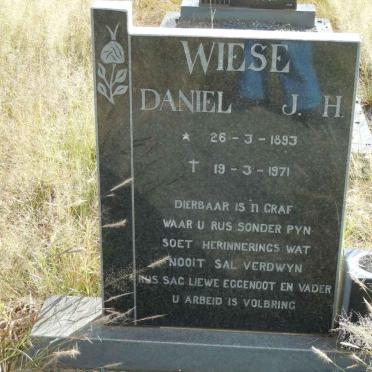 WIESE Daniel J.H. 1893-1971