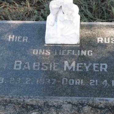 MEYER Babsie 1937-1942